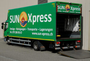 Transport mit Sun Xpress
